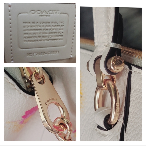 ✨️ Coach 3 SET NWT Designer 3 in 1 Purse Satchel Shoulder Bag Handbag ++ - Picture 10 of 12